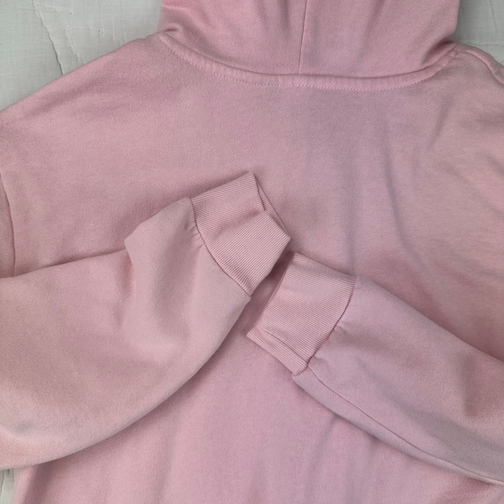 Strawberry Shortcake Hoodie Girls Medium‎ Pink Cropped Zip Up Fleece - Picture 6 of 8